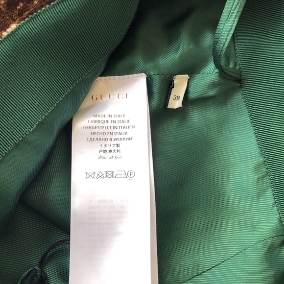 Gucci monogram GG velvet skirt - Picture 8 of 11